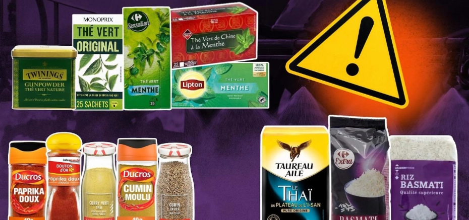 Pesticides interdits dans le riz, les épices et le thé vendus en France