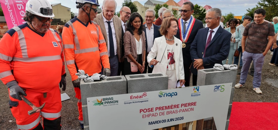 Un Ehpad de 107 places sort de terre à Bras-Panon pour 24 millions €