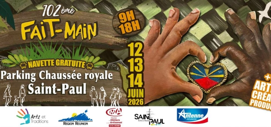 Salon Fait-Main de Saint-Paul : 150 artisans réunis du 12 au 14 juin