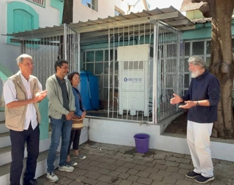 Madagascar : un générateur d'eau atmosphérique inauguré à Akamasoa