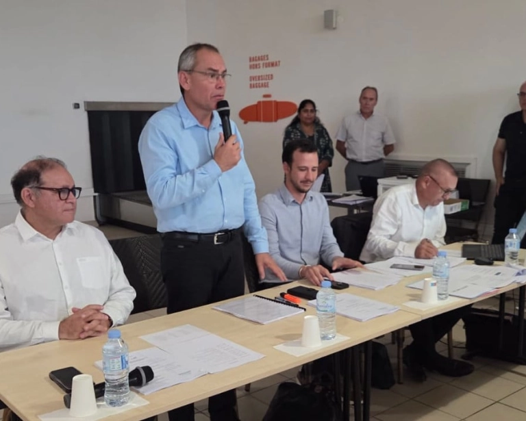 Serge Hoareau élu président du syndicat de l'aéroport de Pierrefonds